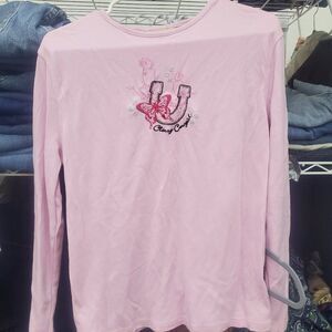 COWGIRL LONGSLEEVE TSHIRT LARGE